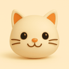 Veilleuse chat