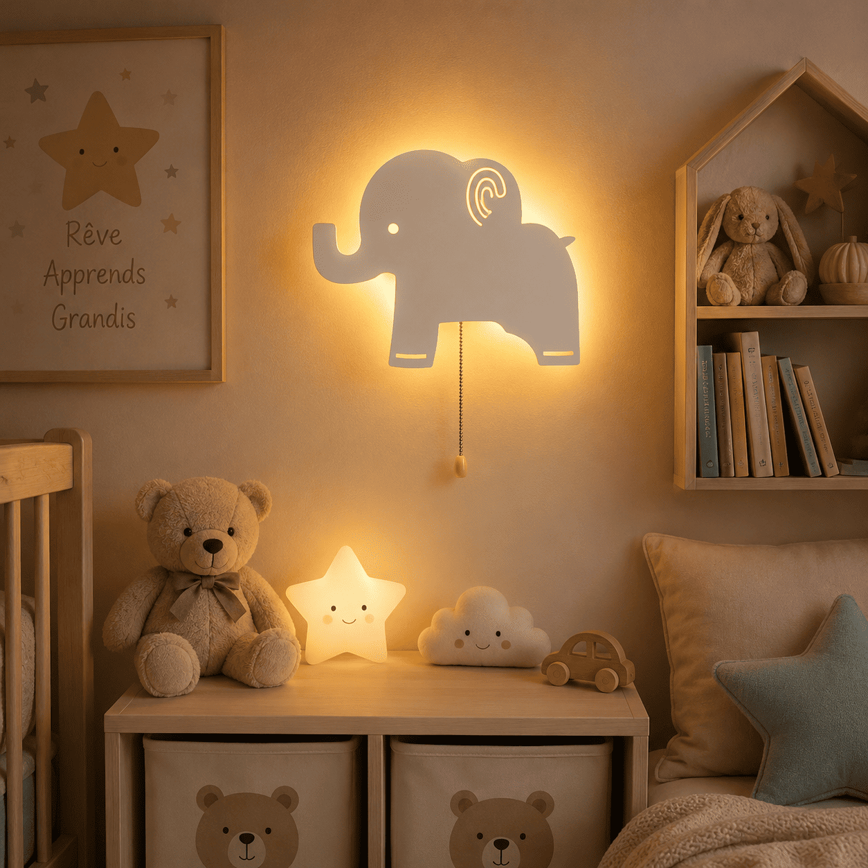 Applique Murale Elephant
