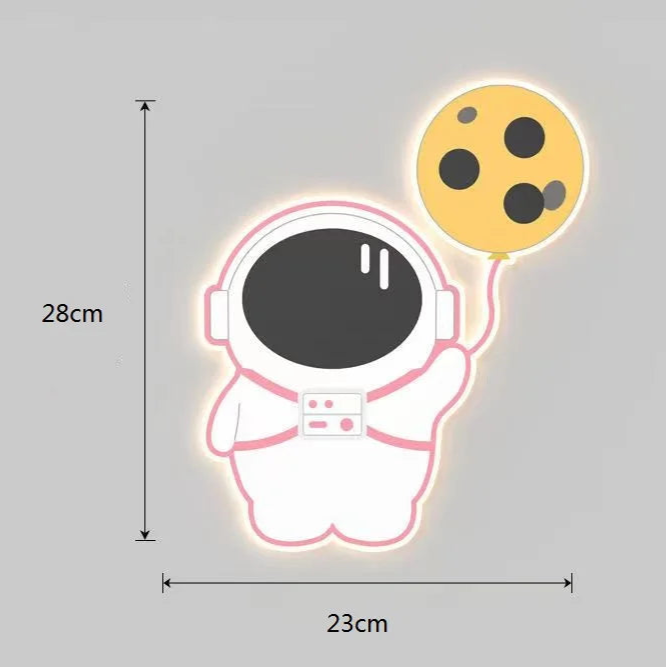Veilleuse Bébé Astronaute Murale