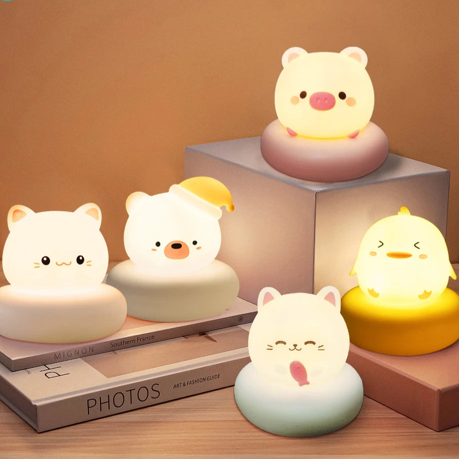 Veilleuse Chat LED