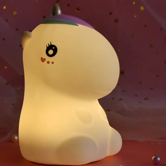 Veilleuse Licorne Rose
