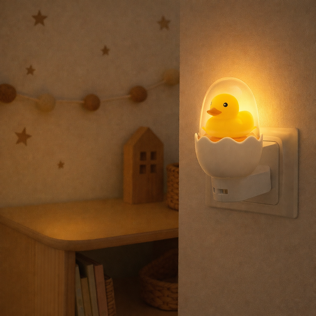 Veilleuse Poussin Sur Prise