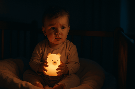 Le bébé et la peur du noir