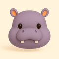 Veilleuse hippopotame