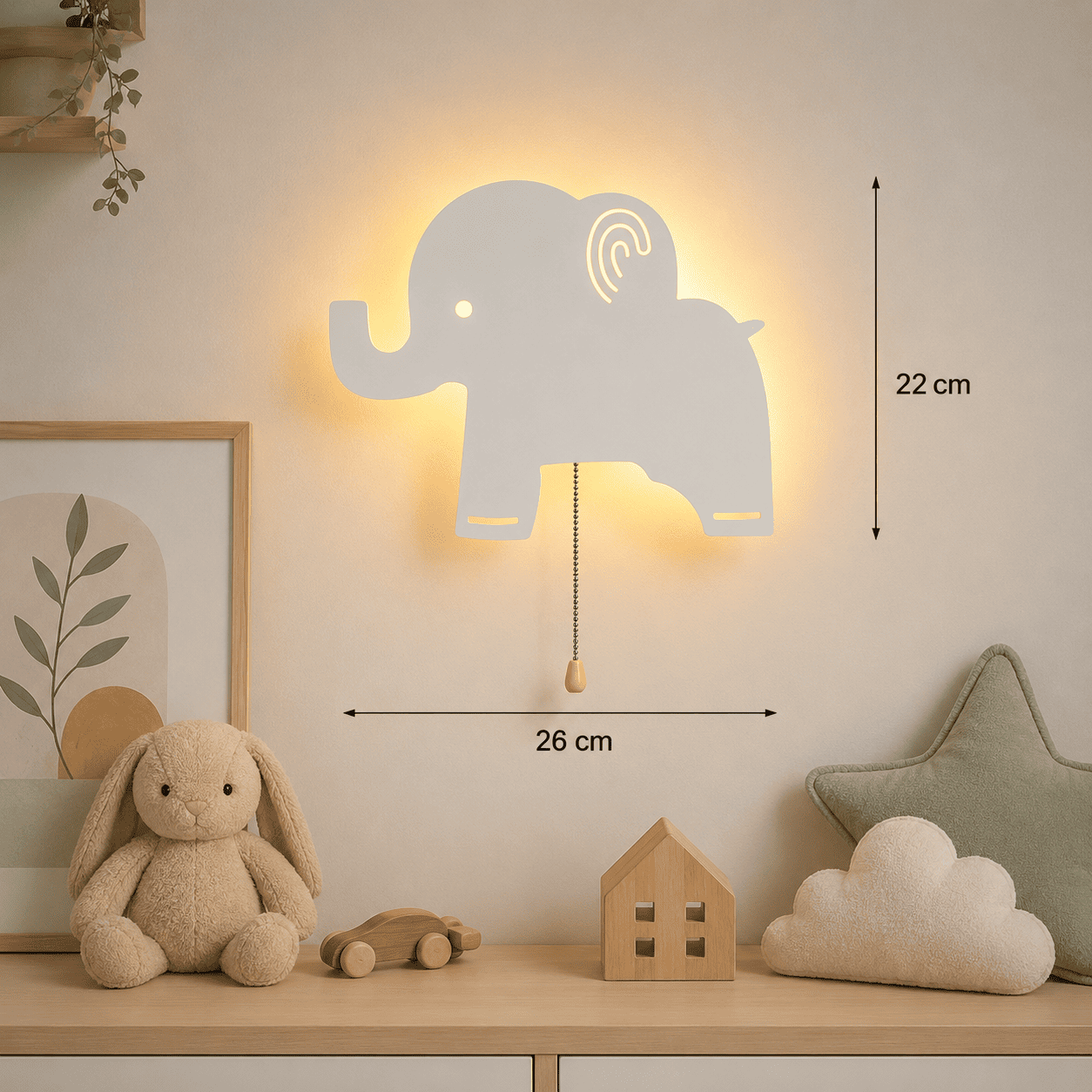 Applique Murale Elephant