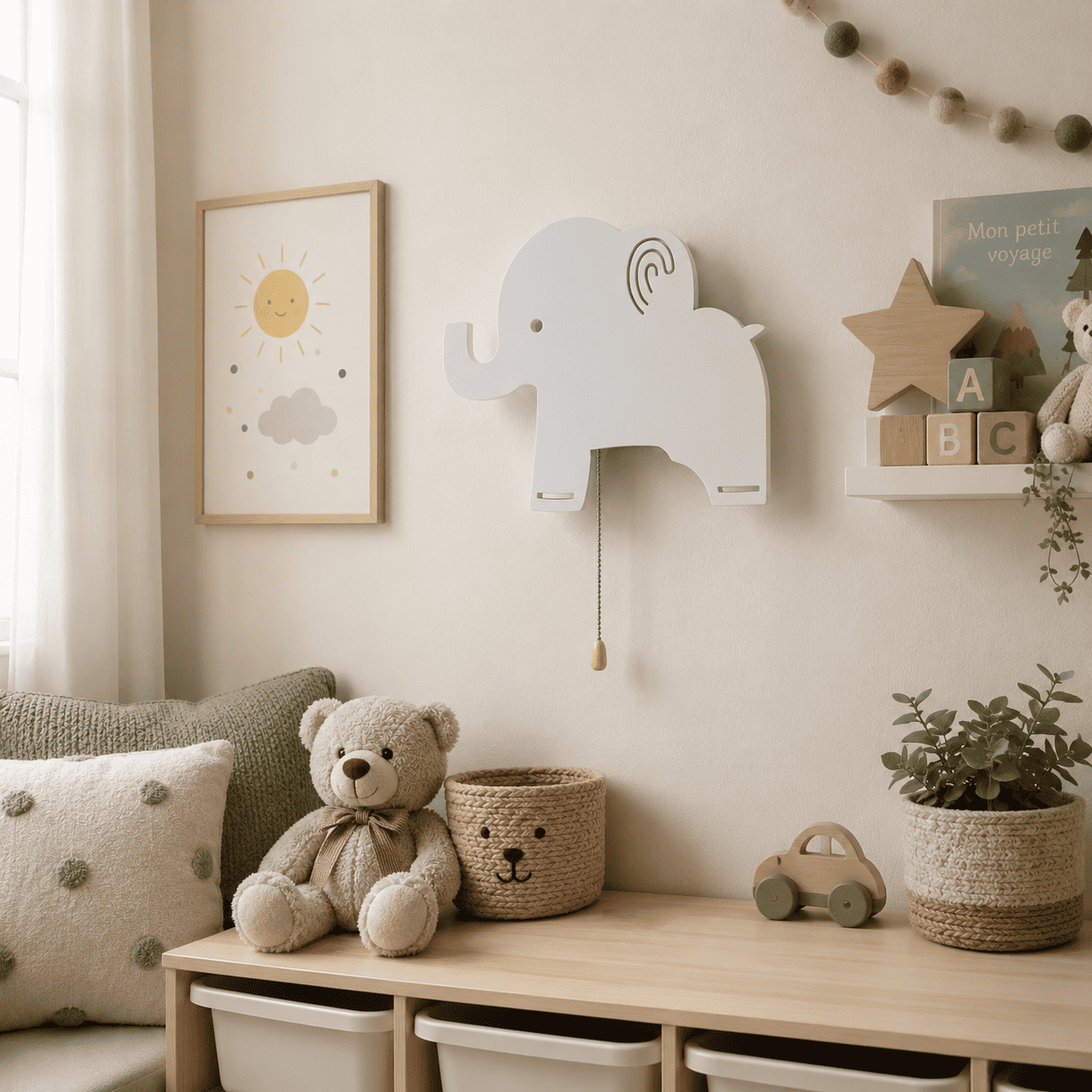 Applique Murale Elephant
