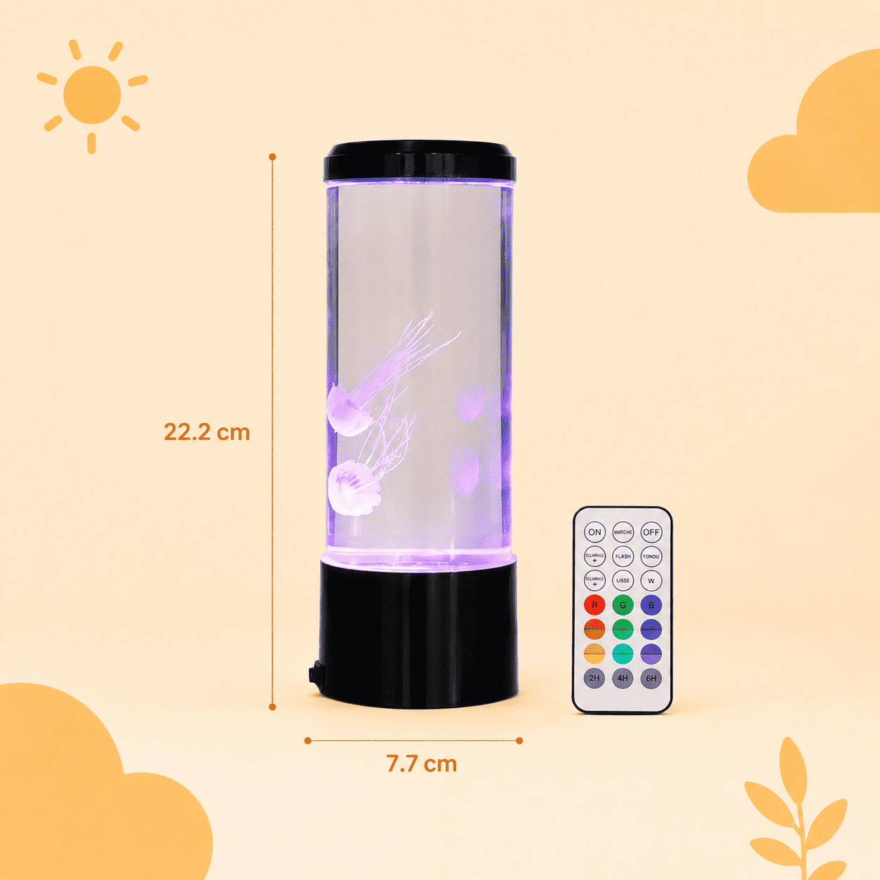 Lampe Veilleuse Méduse