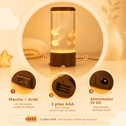 Lampe Veilleuse Méduse