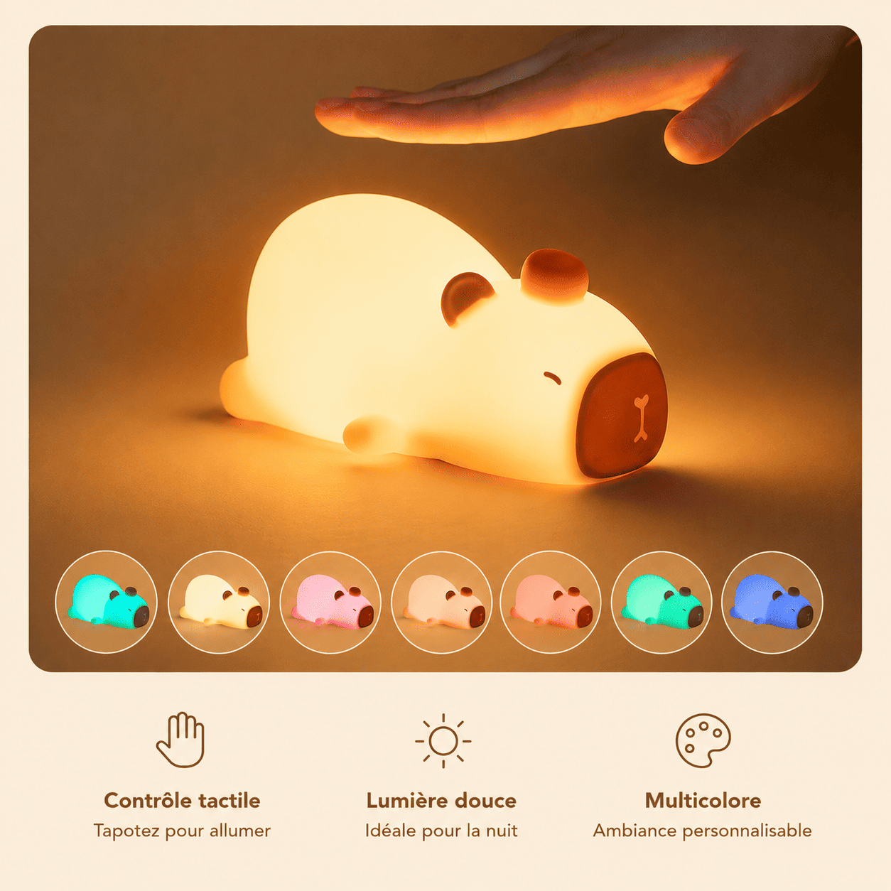 Veilleuse Capybara