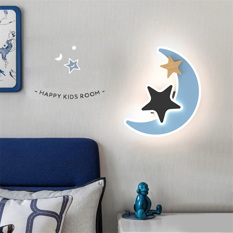 Veilleuse Murale Lune Bleue