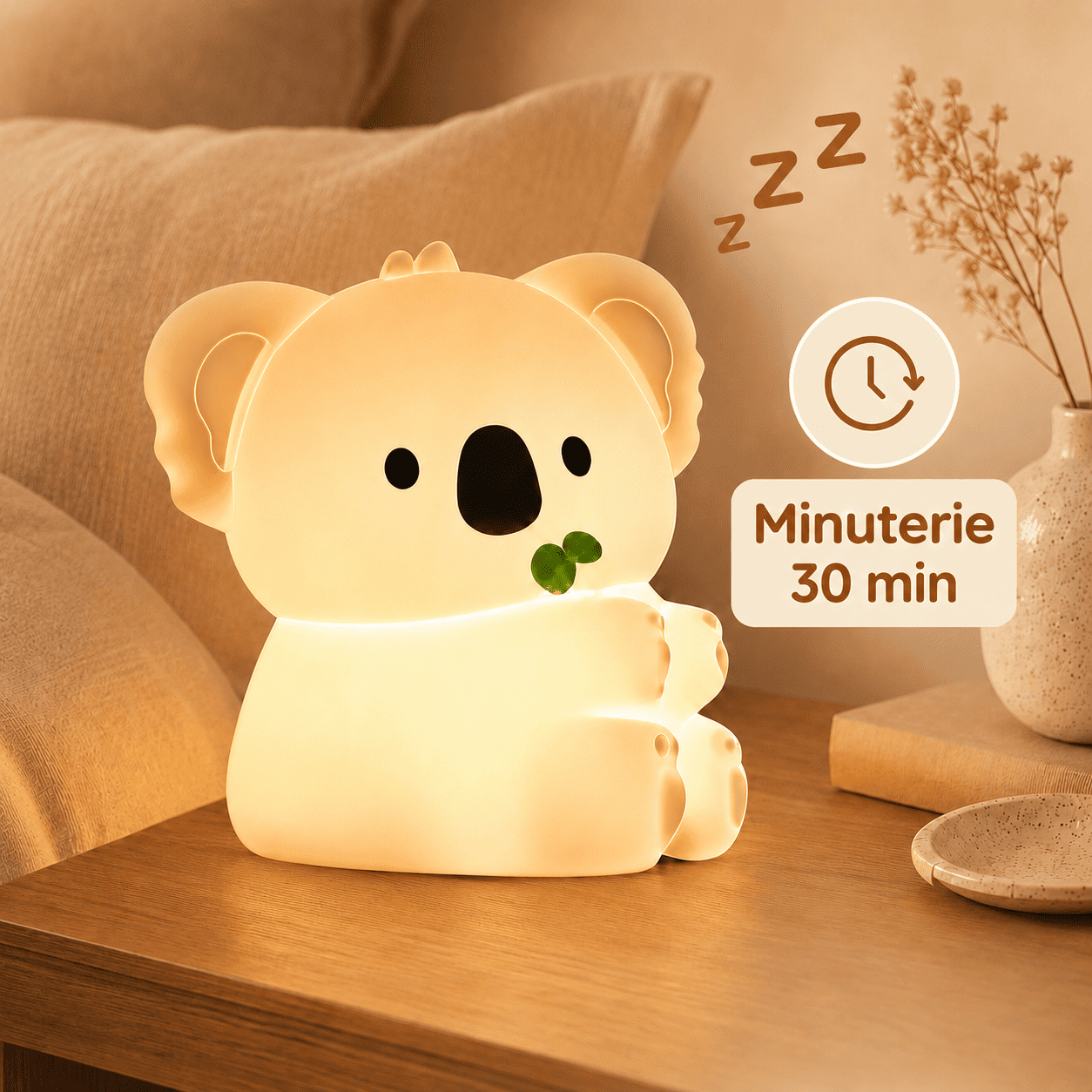 Veilleuse bébé koala et sa minuterie - mylumiz.com