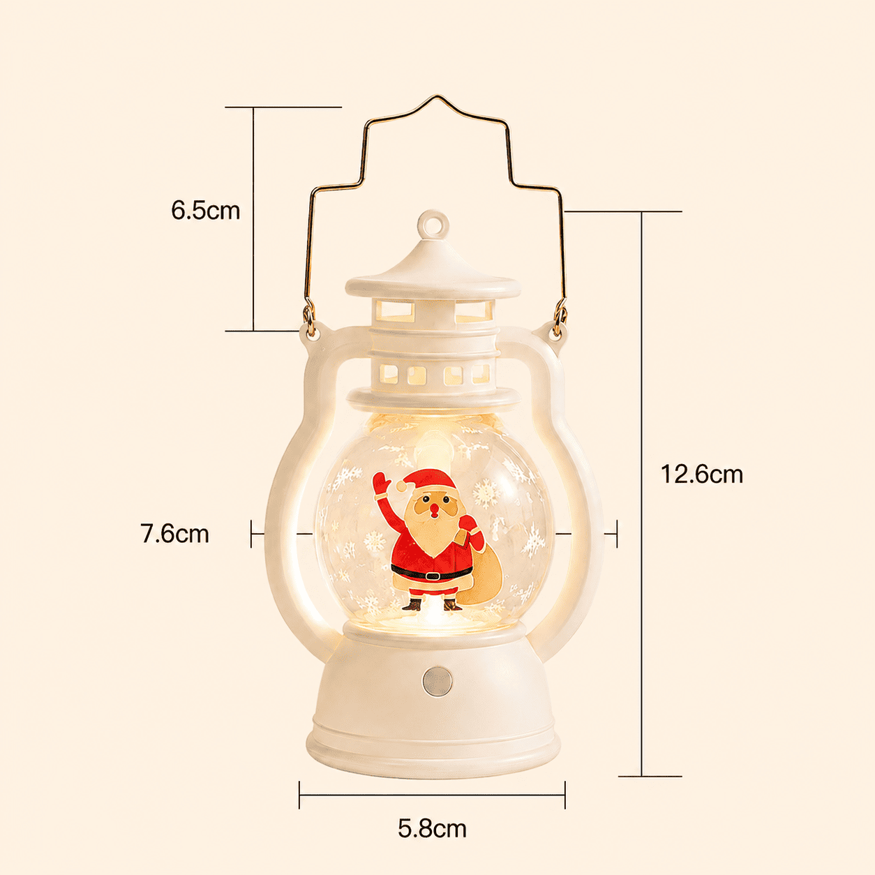 Veilleuse lanterne de noël dimensions produit