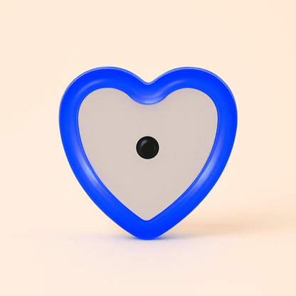 veilleuse sur prise coeur