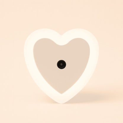 veilleuse sur prise coeur