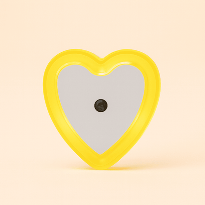 veilleuse sur prise coeur