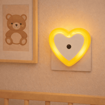 Veilleuse sur prise coeur 