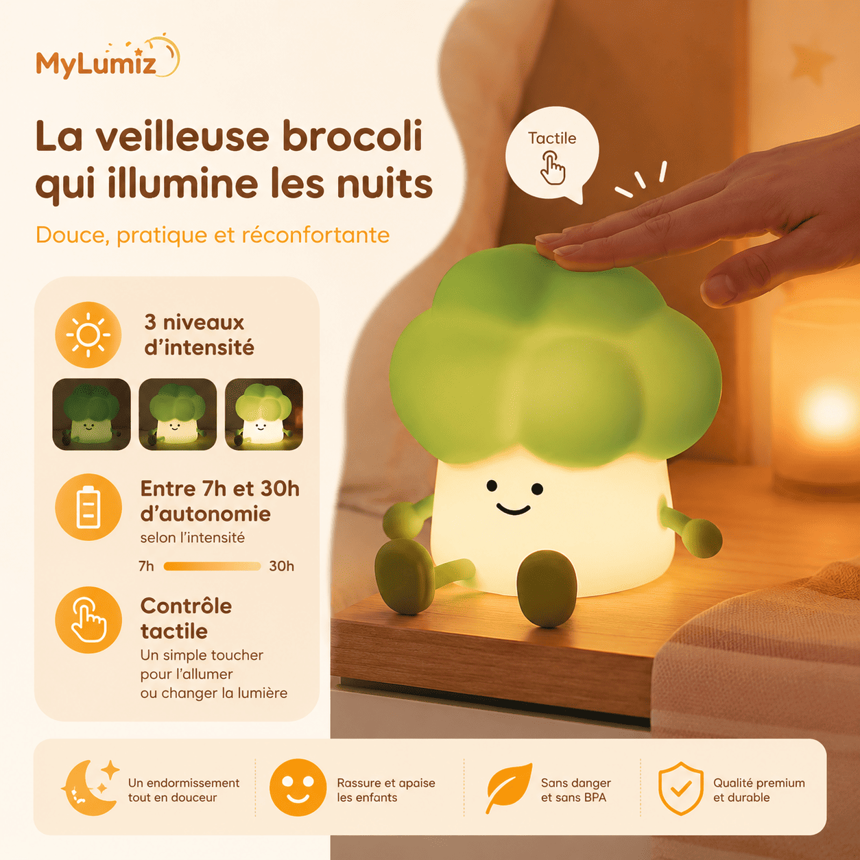 Veilleuse Brocoli