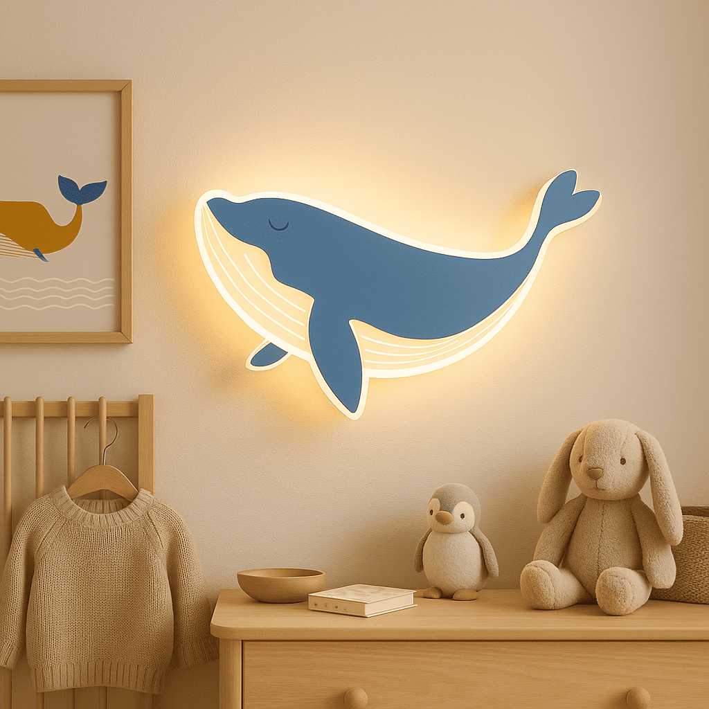 Applique Murale Baleine