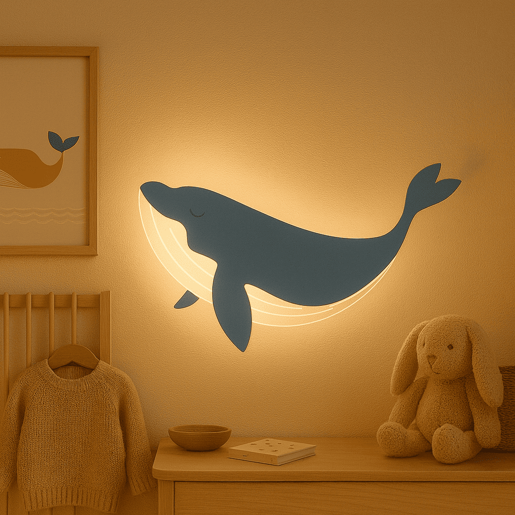 Applique Murale Baleine