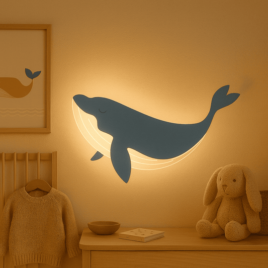 Applique Murale Baleine