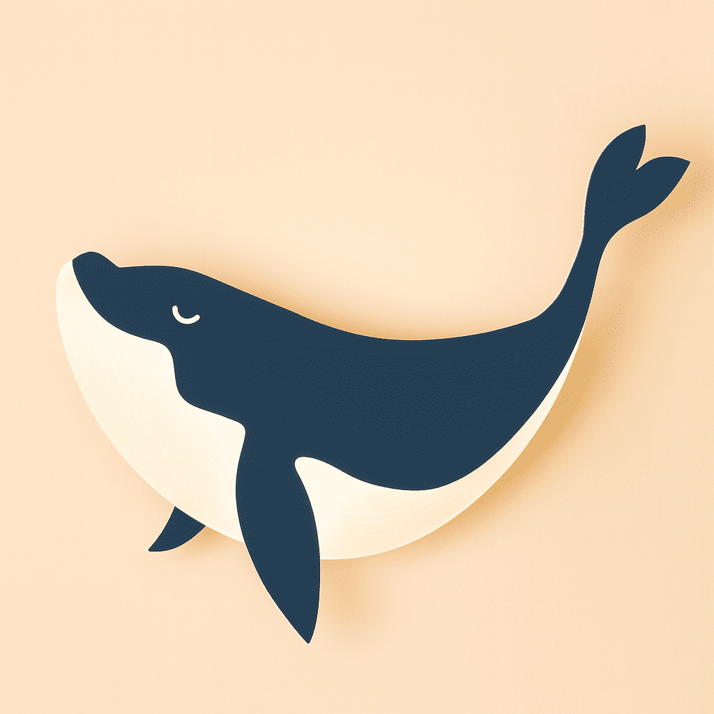 Applique Murale Baleine