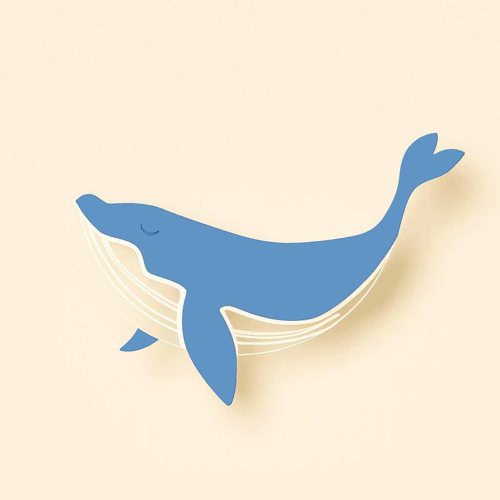 Applique Murale Baleine