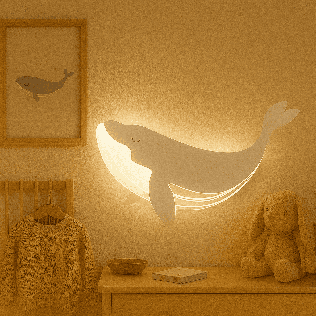 Applique Murale Baleine