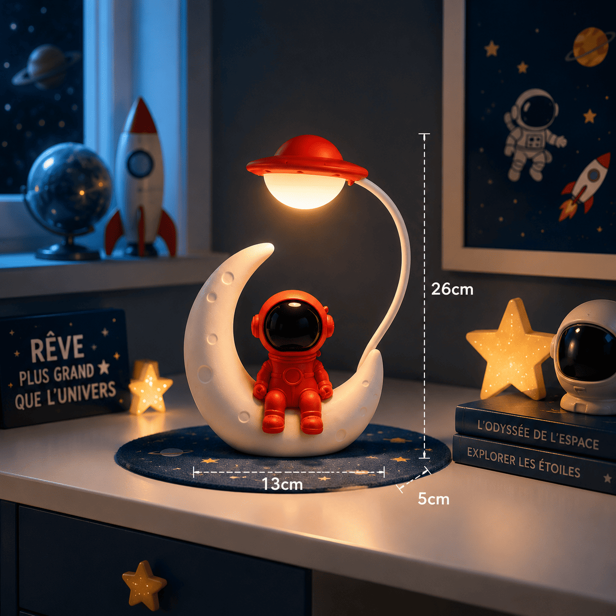 Lampe Veilleuse Astronaute 