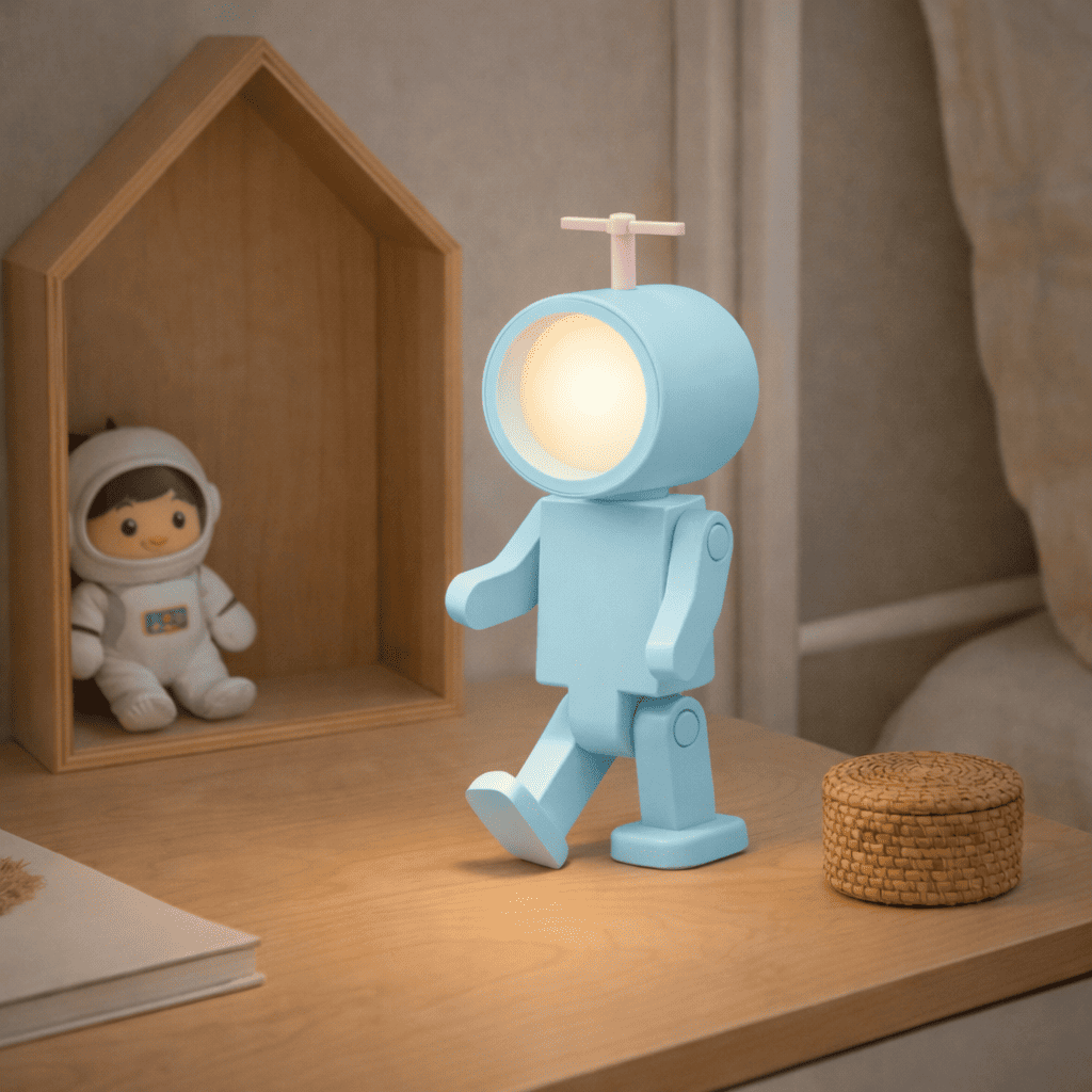 Lampe Veilleuse Astronaute Ronde