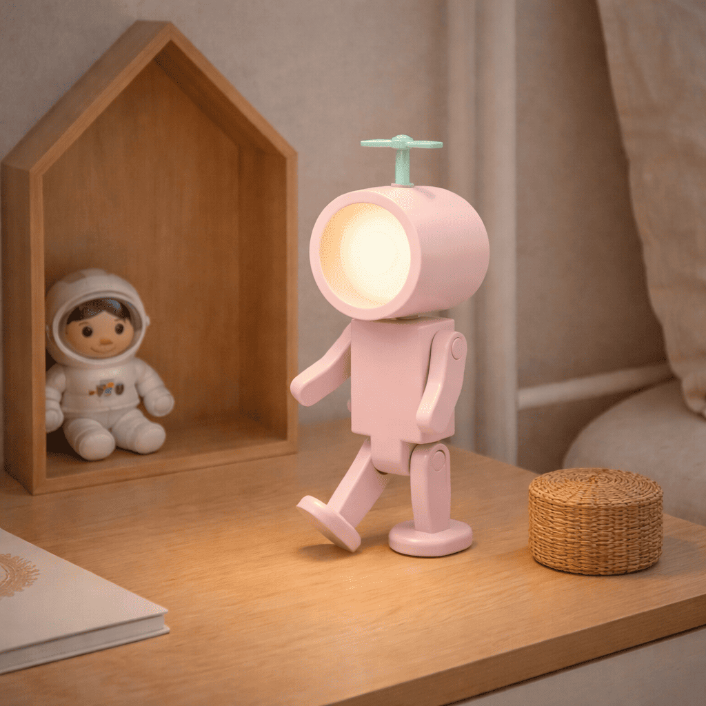 Lampe Veilleuse Astronaute Ronde