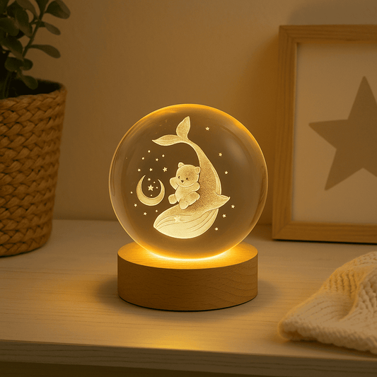 Lampe Veilleuse Baleine