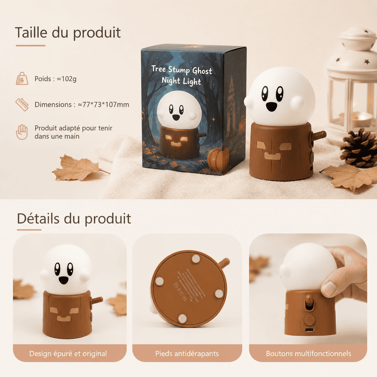 lampe veilleuse fantome