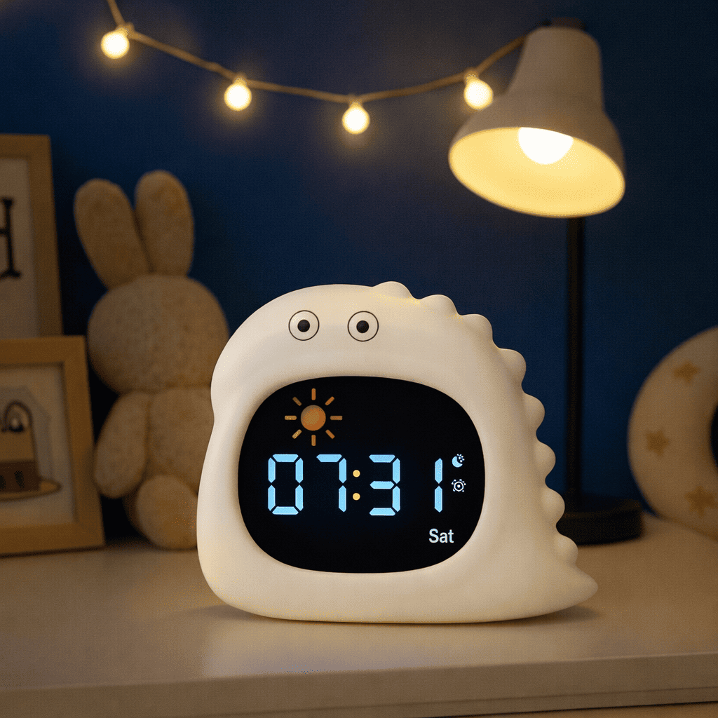 Reveil Veilleuse Dinosaure
