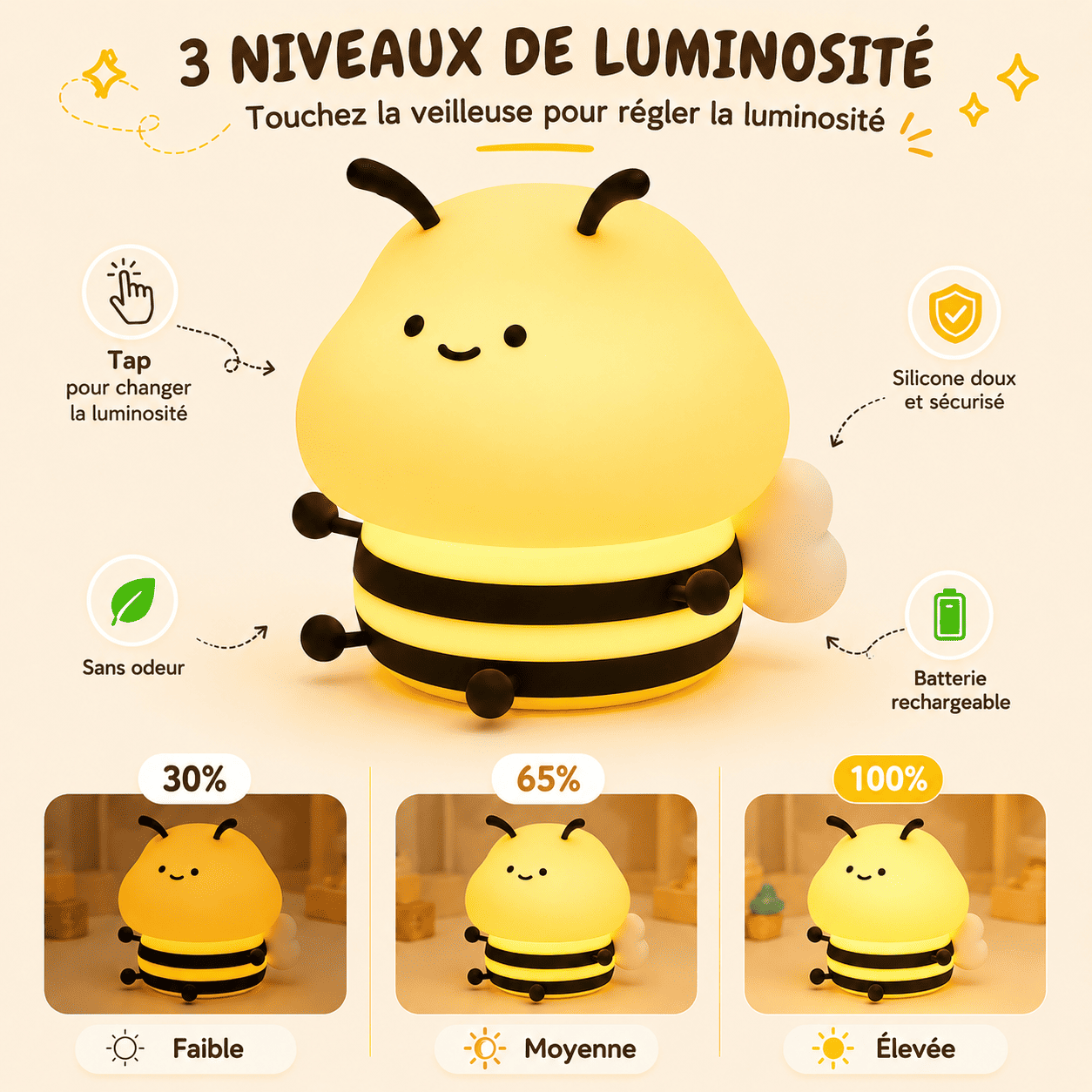Veilleuse Abeille