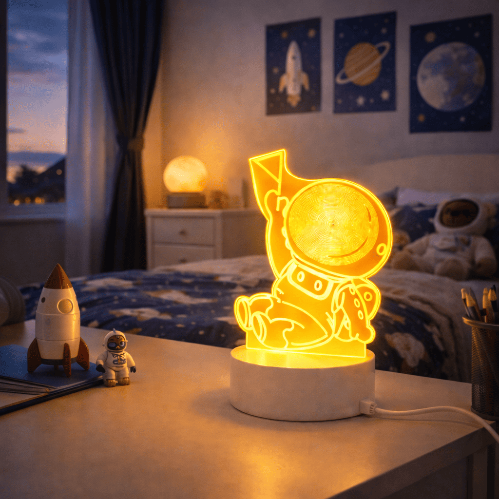 Veilleuse Astronaute 3D
