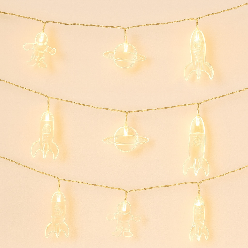 Veilleuse Astronaute Guirlande