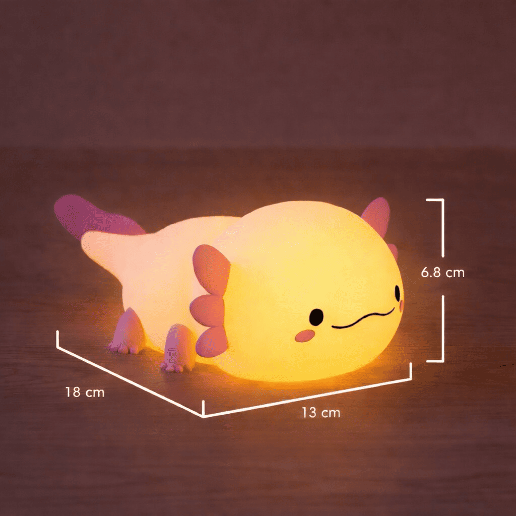 Veilleuse Axolotl