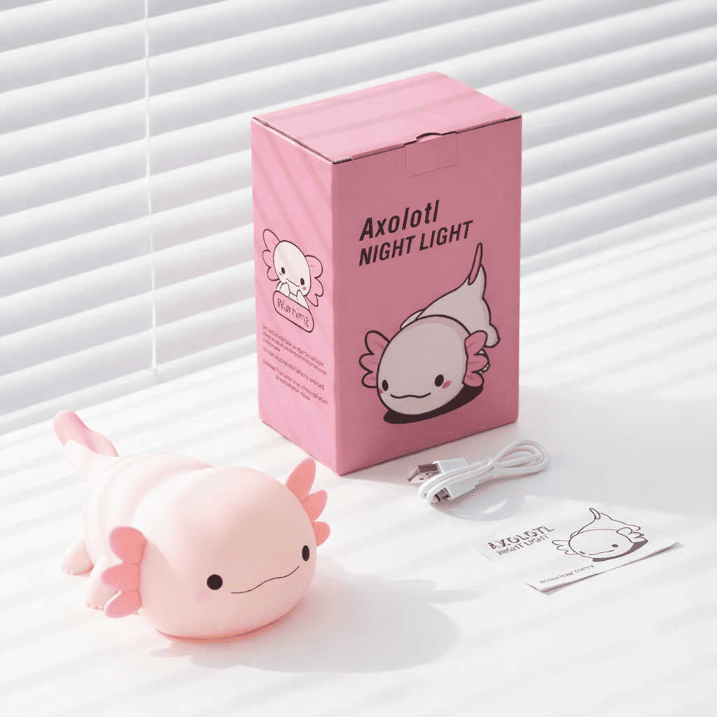 Veilleuse Axolotl