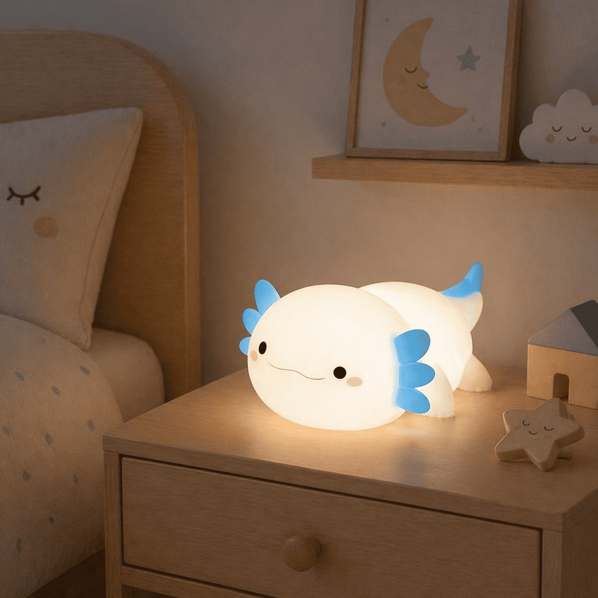 Veilleuse Axolotl