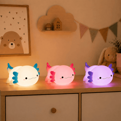 Veilleuse Axolotl