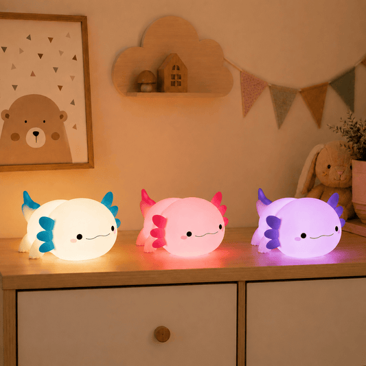Veilleuse Axolotl