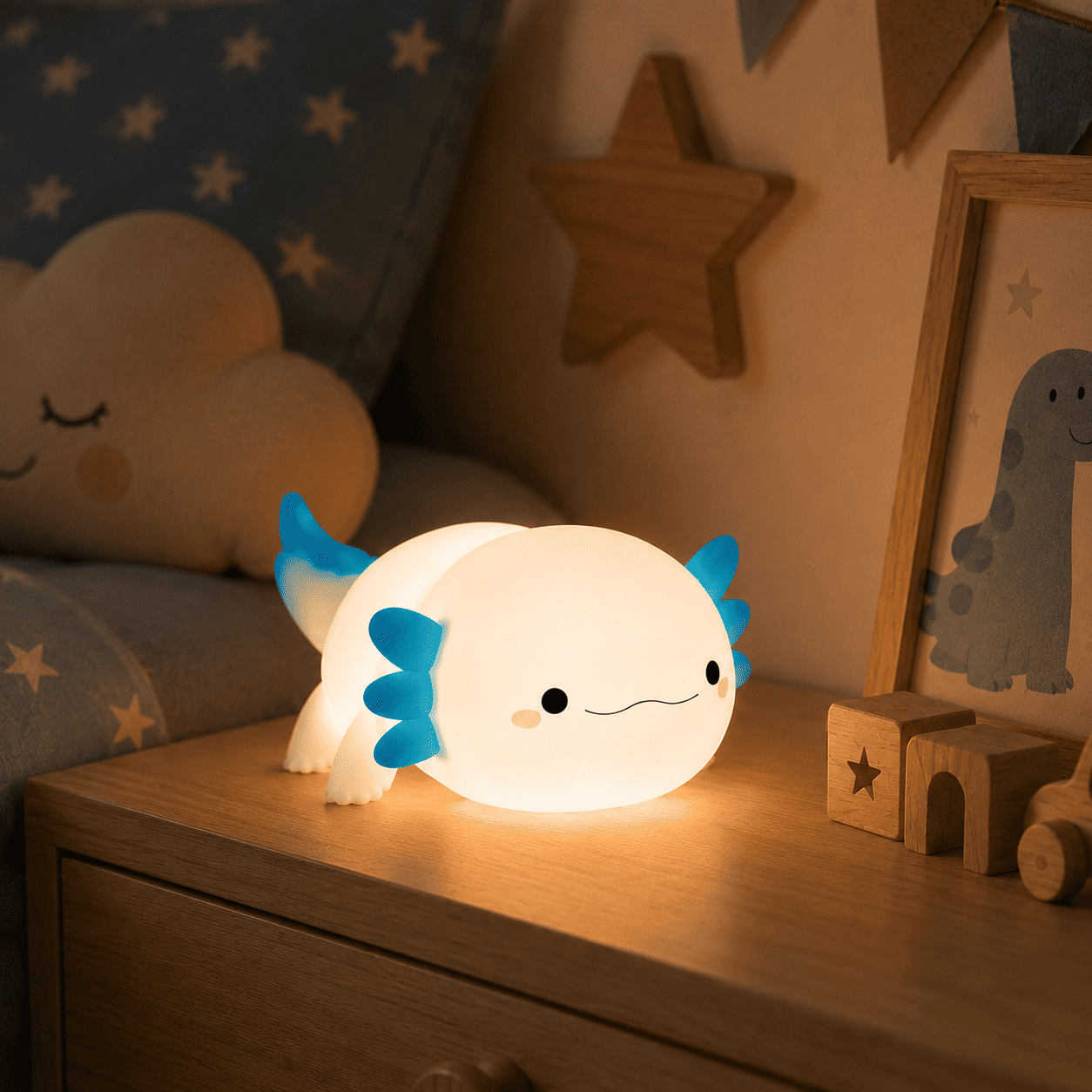 Veilleuse Axolotl