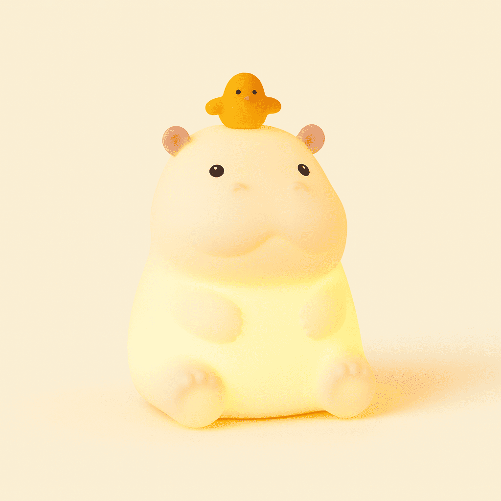 Veilleuse Bébé Hippopotame