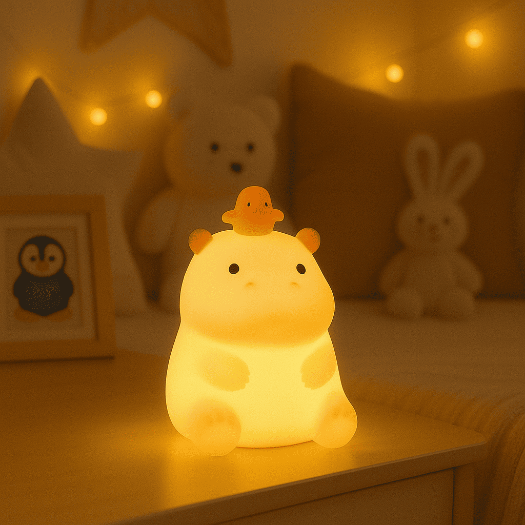 Veilleuse Bébé Hippopotame