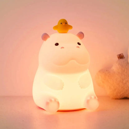 Veilleuse Bébé Hippopotame