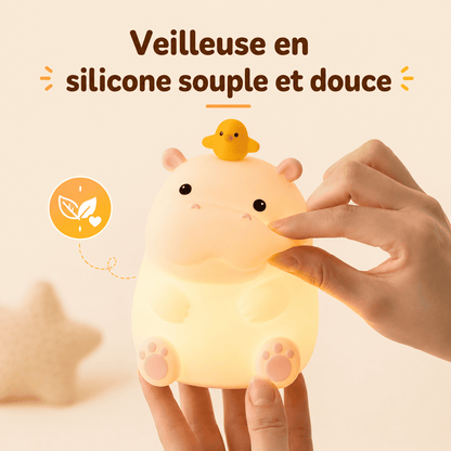 Veilleuse Bébé Hippopotame