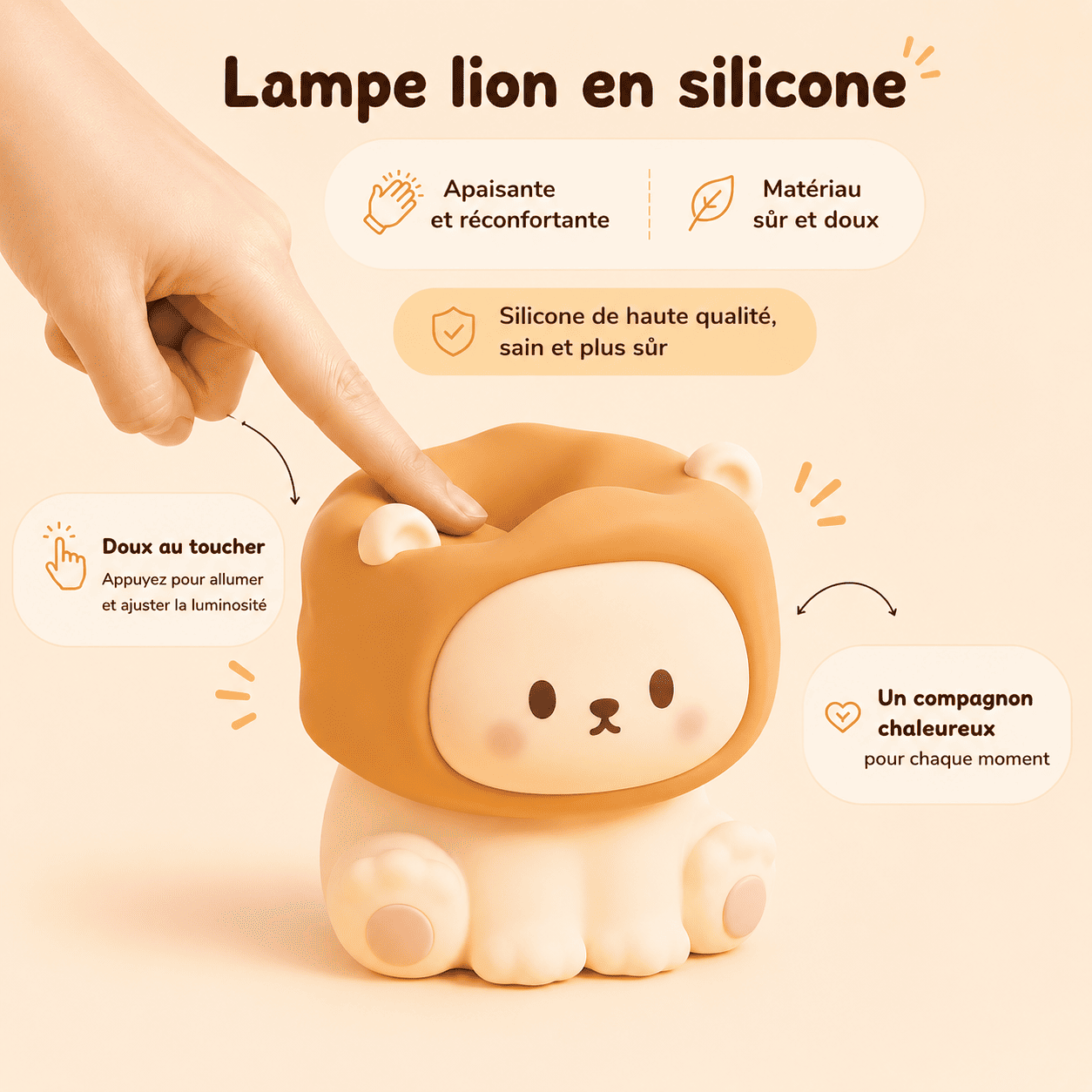 Veilleuse Bébé Lion