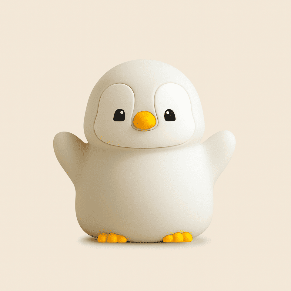 Veilleuse Bébé Pingouin