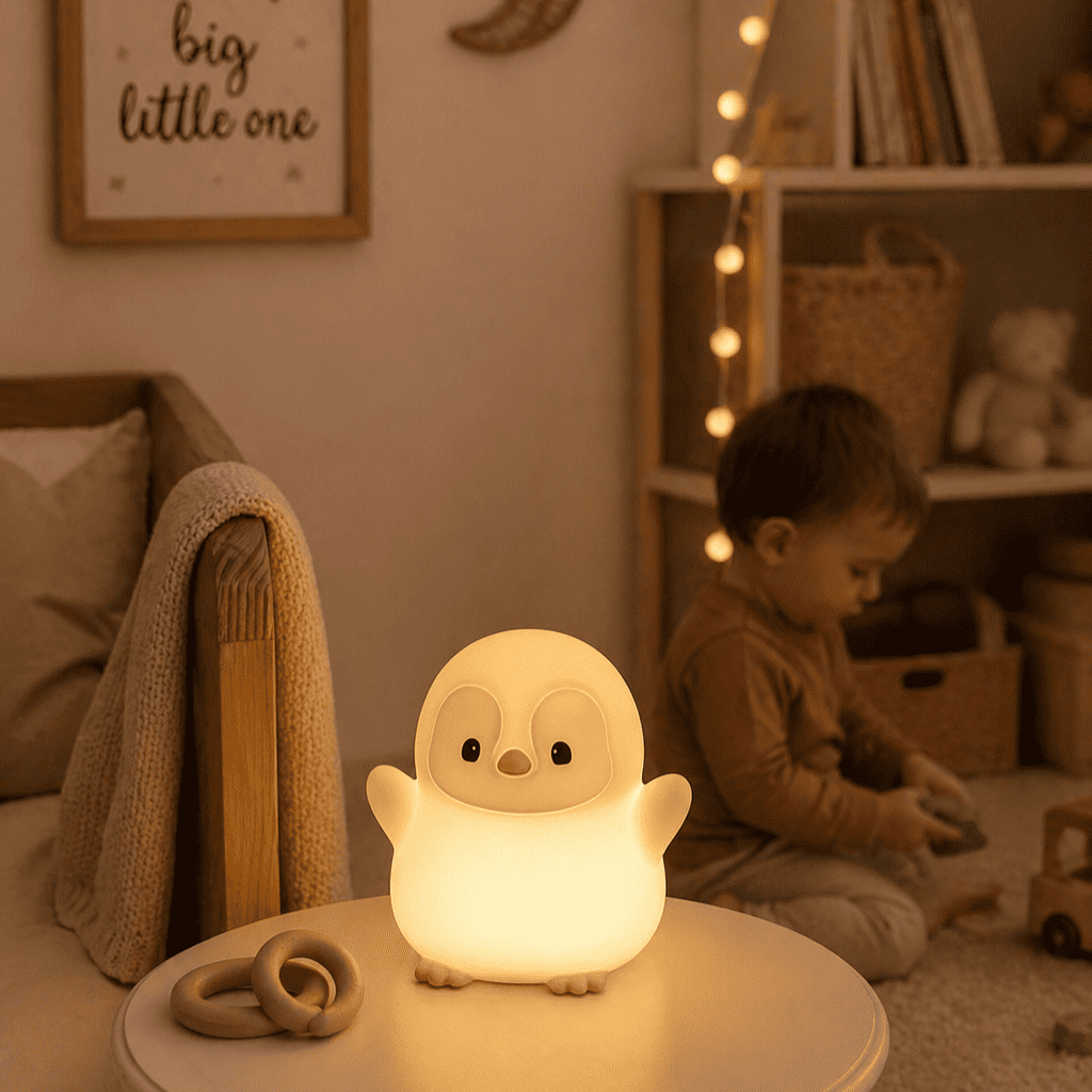Veilleuse Bébé Pingouin