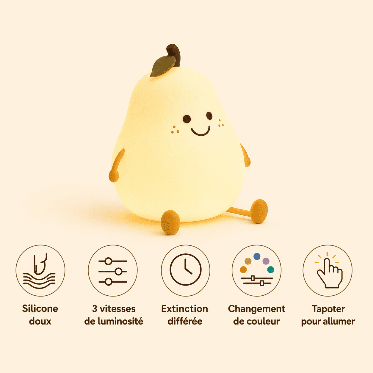 Veilleuse Bébé Poire